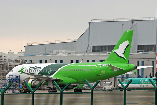 FirstNation's A319 in Dublin
