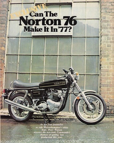 1976 Norton 850 Commando by motosanglaises