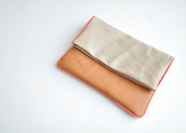 A touch of Fendi fold-over clutch