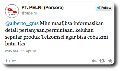 Telkomsel - PT Pelni: Socmed Disaster When The Admin Logged to The Wrong Company