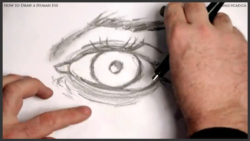 learn how to draw a human eye 013