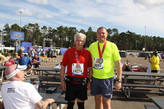 Dad and I after race