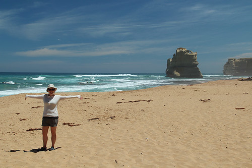 me in front of the Twelve Apostles