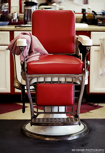 Barber stool, Lucky's Barbershop