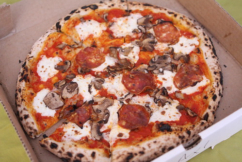 Roberta's Pizza with Pepperoni and Mushroom