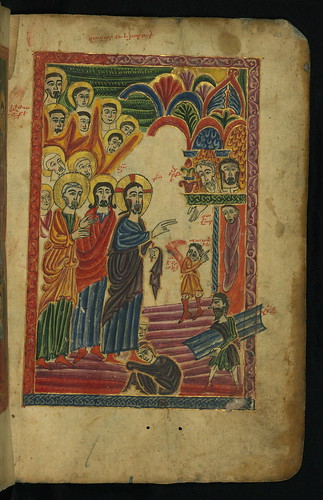 Gospel Book, Raising of Lazarus, Walters Manuscript W.540, fol. 10r by Walters Art Museum Illuminated Manuscripts