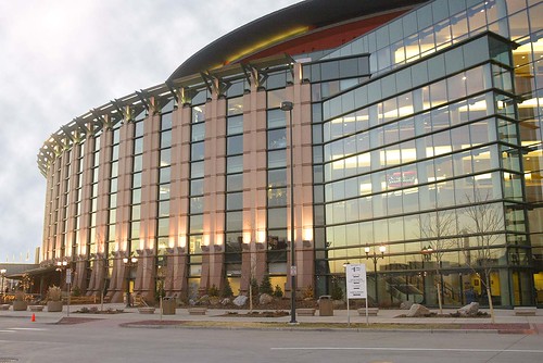 Exterior view of the Pepsi Center by Denver Sports Events