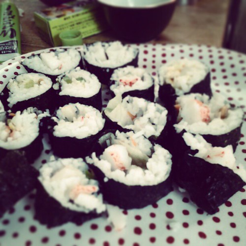 Sushi! My 1st time making this
