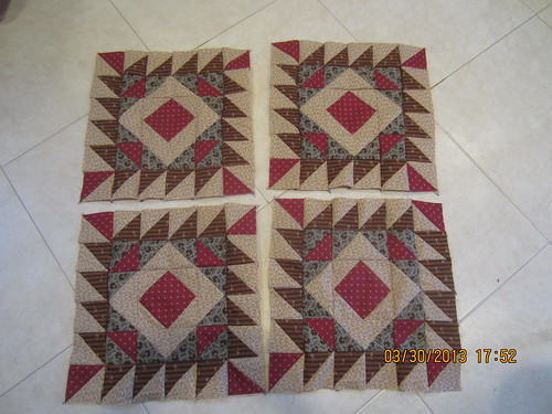 Civil War Quilt--Photo A Day March 28---Something I did... by marie watterlond