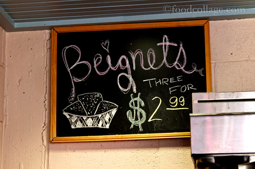Sign at Cafe Beignet (New Orleans)