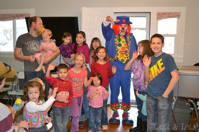 Clown & kids