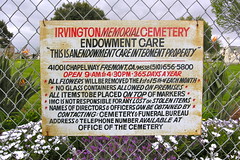 Irvington Memorial Cemetery, Fremont