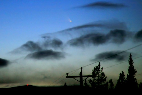 Comet Panstarrs in the Yukon Sky, March 15 by David Cartier