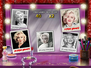 free Marilyn Monroe bonus game