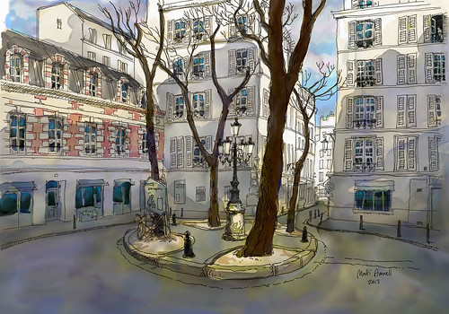 place de Furstenberg, Paris by Brin d'Acier