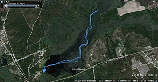 GPS Track Goodale Geocaching
