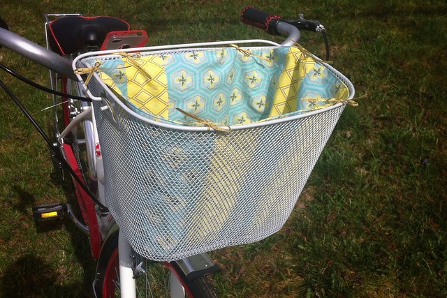 bike basket liner