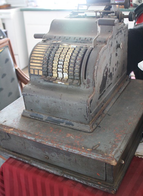 vintage antique cash register