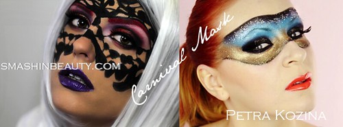 Carnival Mask Makeup Tutorial Petra Kozina SmashinBeauty face mask face painting