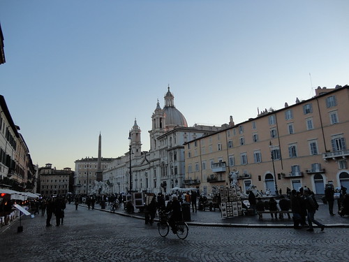 Piazza Navona at dusk #happy365 H365/45 by Jenelle Blevins