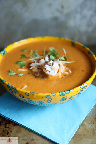 Spicy Tomato and Crab Soup