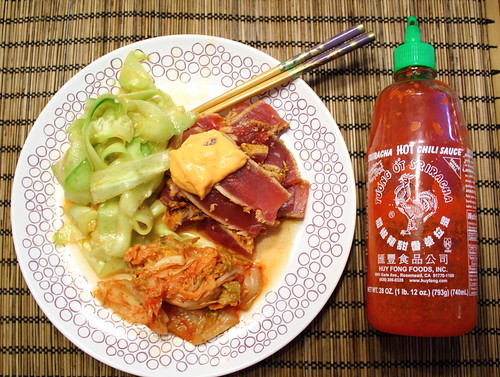 Sriracha-marinated Tuna