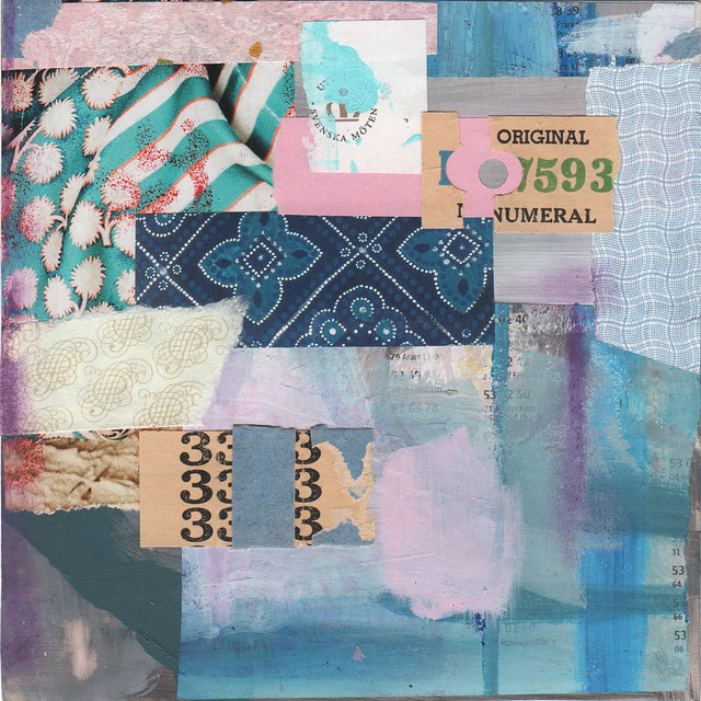 Collage: A Blue Bed Quilt