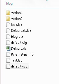 Test directory structure in UFT