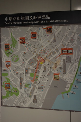 Helpful tourist maps of each station surroundings
