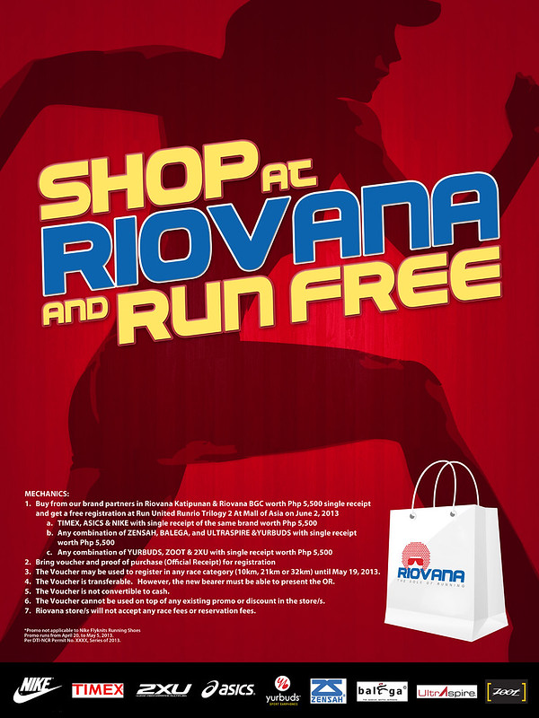 Riovana Promo - Shop and Run