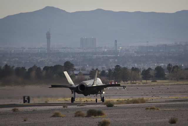 F-35 Arrival at Nellis AFB, Nevada