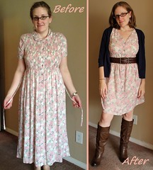 Spring Has Sprung Dress Before & After