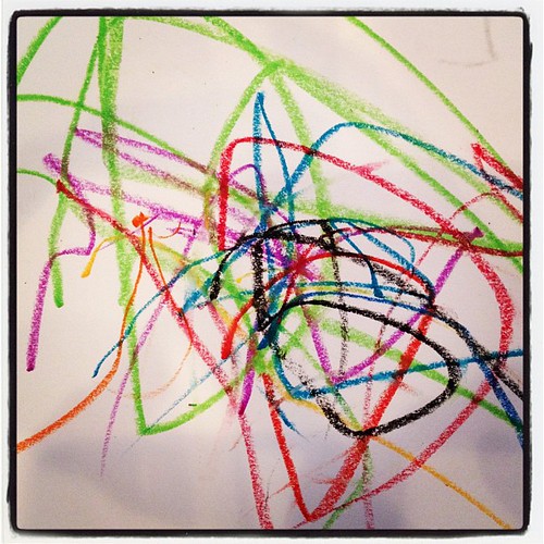 My little Picasso loves his oil pastels. by SincerelyStacy