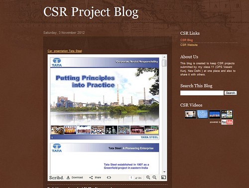 csr project blog