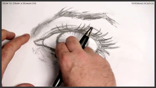 learn how to draw a human eye 017