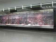 bicycle exhibit at SFO