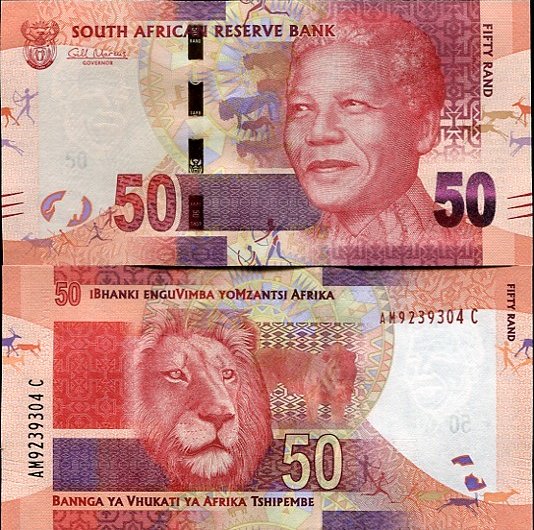50 Randov Južná Afrika 2012, Mandela