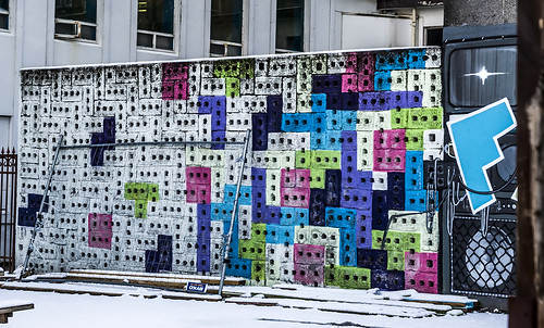 Tetris Graffiti [Reykjavik, Iceland - January 13th, 2013]
