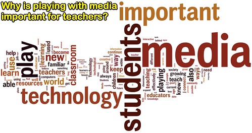 Why is playing with media important for teachers?