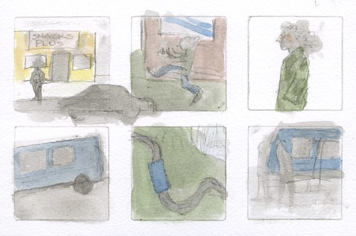 a vague storyboard for an animation by Bricoleur's Daughter