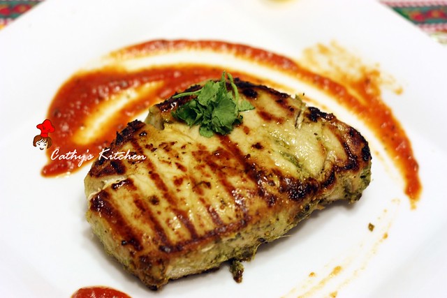 碳烤澄汁香菜豬排 Grilled Pork Chop with Cilantro 1