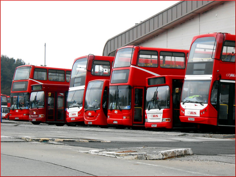 Plymouth Citybus Ex-Stockwell PVLs 431 W483WGH and 436 X571EGK are seen resting in Milehouse on 'Death Row'.