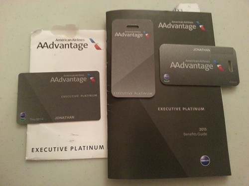 New 2013 AAdvantage Executive Platinum Welcome Kit