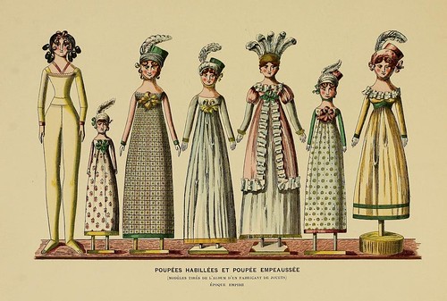 020-Muñecas vestidas epoca Imperio-Histoire des jouets….1902- Henry René d’ Allemagne
