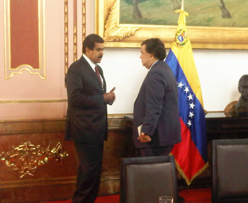 Special Envoy of the OAS Secretary General Meets with Acting President Nicolas Maduro