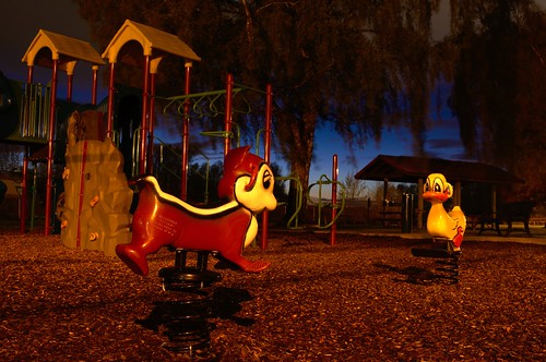 Playground at Night