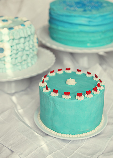 Blue Cake Trio