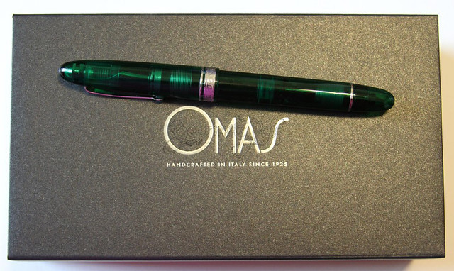 Omas Ogiva Vision LE Green Resin Fountain Pen