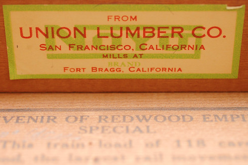 when was this commemorative redwood empire special box made? II.