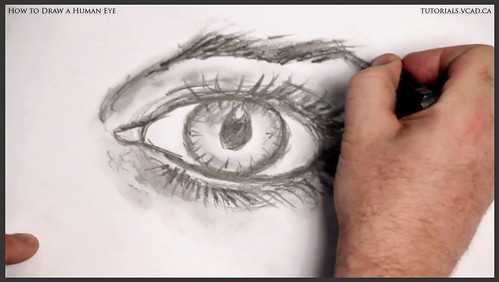 learn how to draw a human eye 028